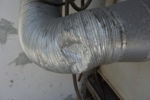 Damaged Ductwork